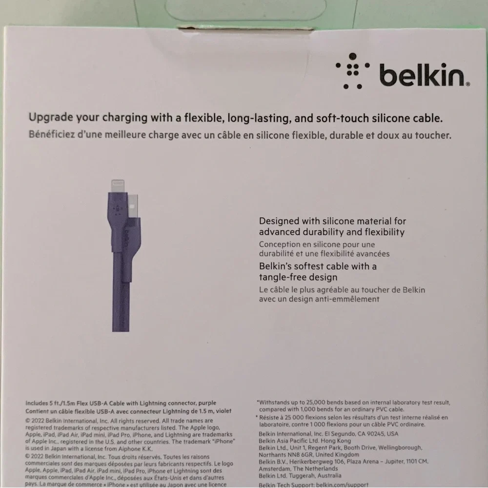 Belkin Boost Charge Flex USB-A Cable with Lightning Connector